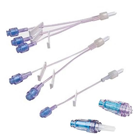 Needle Free Connector With Extension Tube